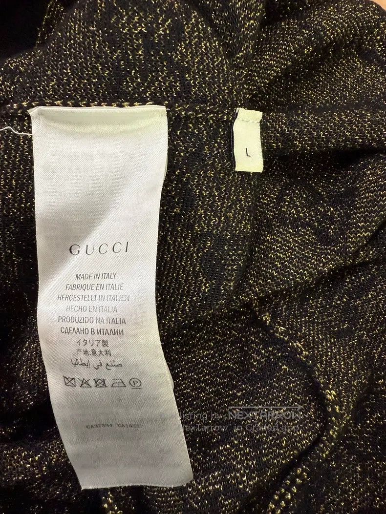 Gucci Gucci Classic GG wool short-sleeved knitwear Size L / US 10 / IT 46 - 4 Thumbnail