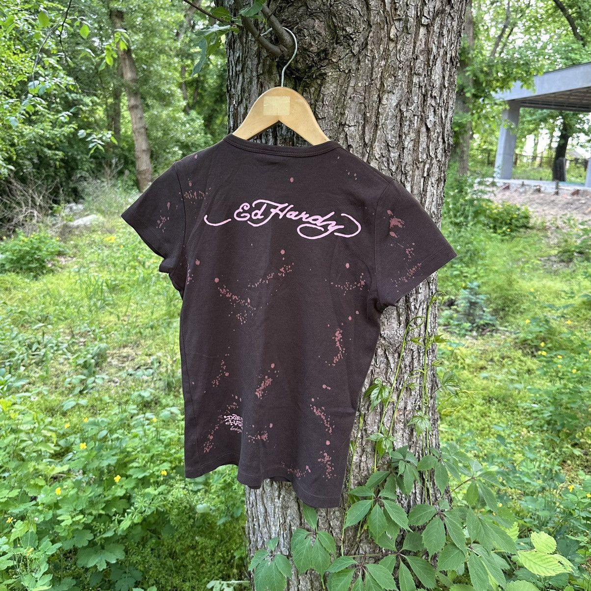 Ed Hardy Vintage Rare Y2K Ed Hardy by Christian Audiger T Shirt Size L / US 10 / IT 46 - 14 Thumbnail