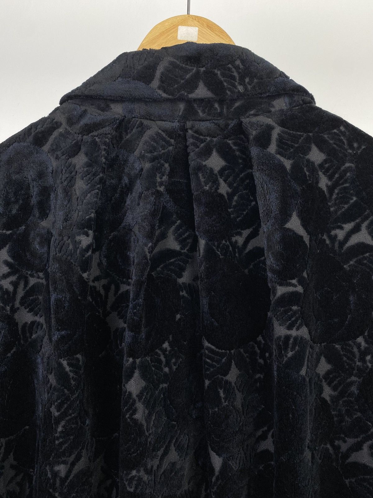 Japanese Brand 2000’s Keita Maruyama Floral Velvet Overcoat Size M / US 6-8 / IT 42-44 - 7 Thumbnail