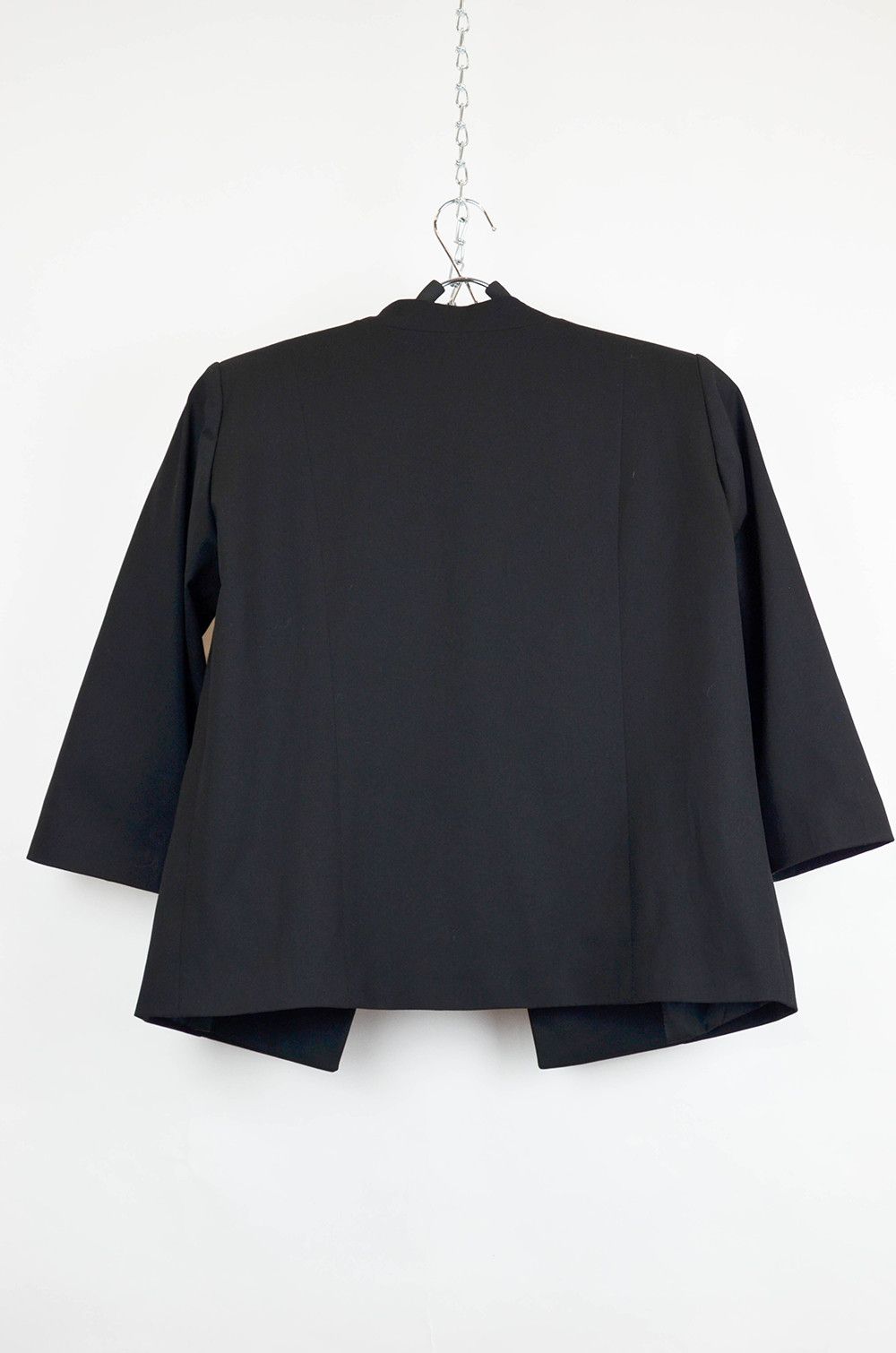Givenchy Givenchy Classic Open-Front Cropped Sleeve Blazer - 38 Size XS / US 0-2 / IT 36-38 - 8 Thumbnail