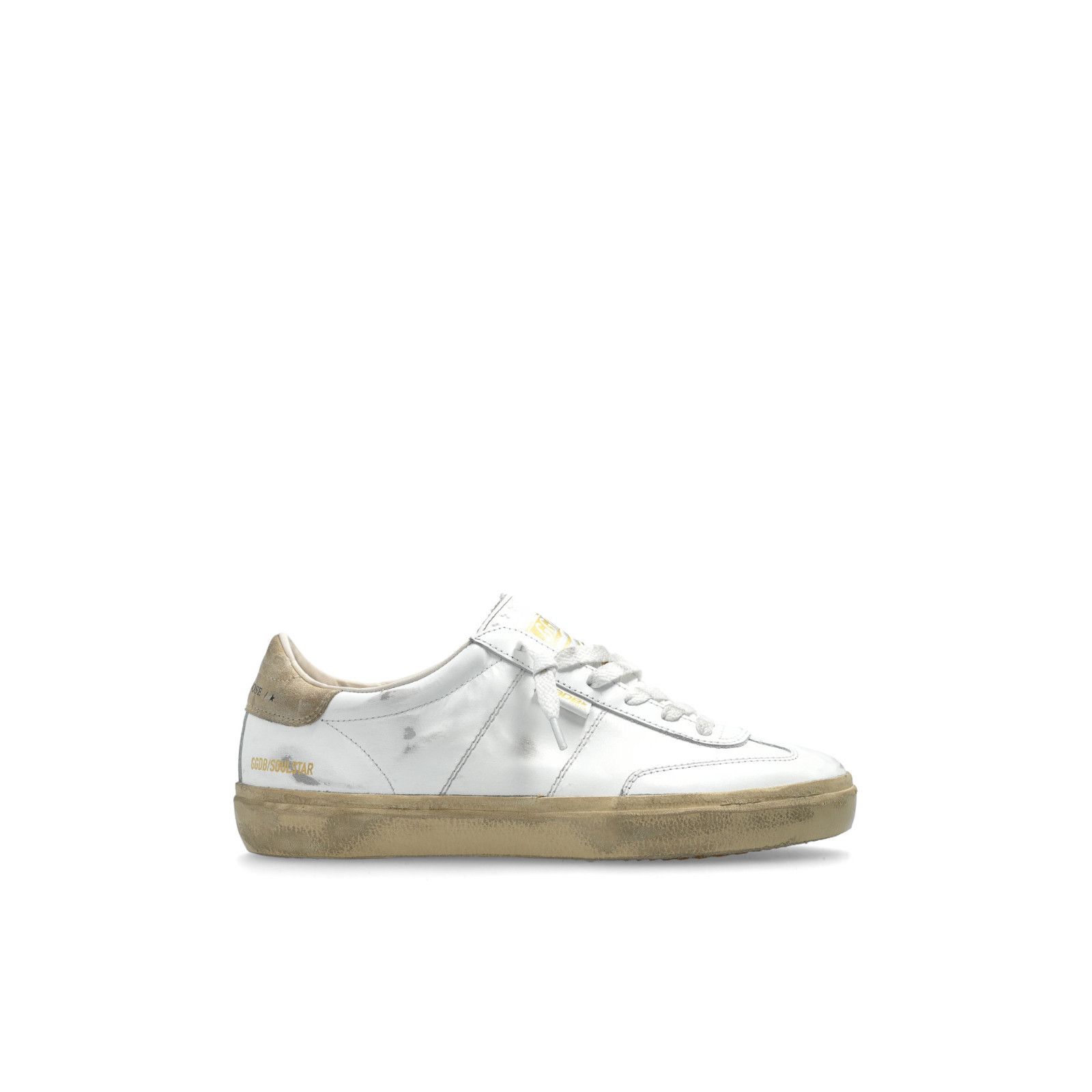 GOLDEN GOOSE Soul Star Women's White/Ice Leather Sneakers Ne