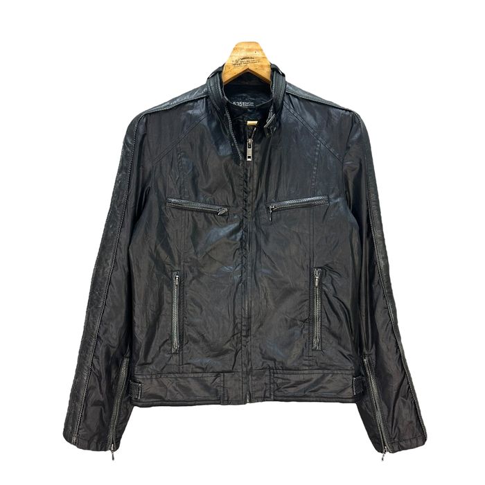 5351 Pour Les Hommes 5351 Pour Les Hommes Black Leather Jacket