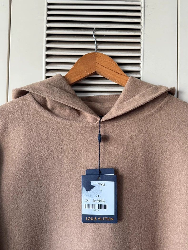Louis Vuitton LOUIS VUITTON Loose woolen hoodie Size US XXL / EU 58 / 5 - 4 Thumbnail