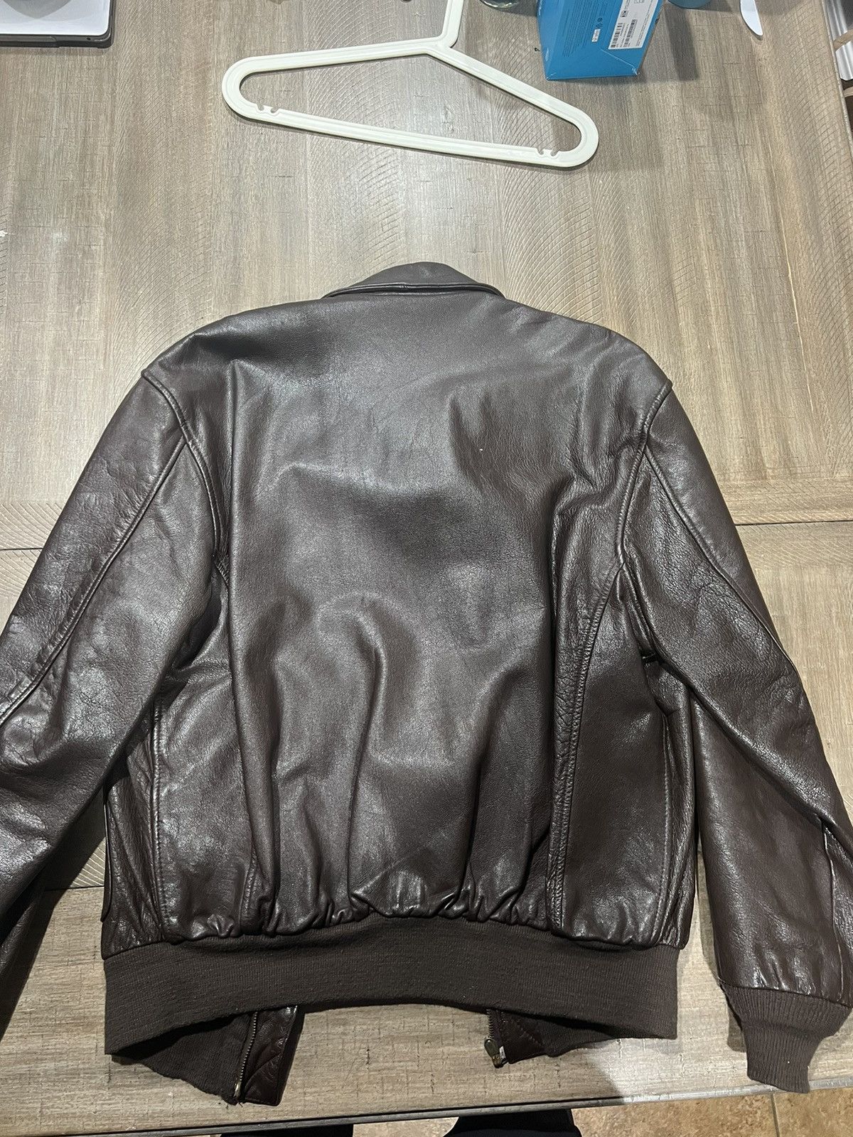 Vintage VINTAGE Cooper Air Force A-2 Bomber Flight Jacket Size US M / EU 48-50 / 2 - 4 Thumbnail