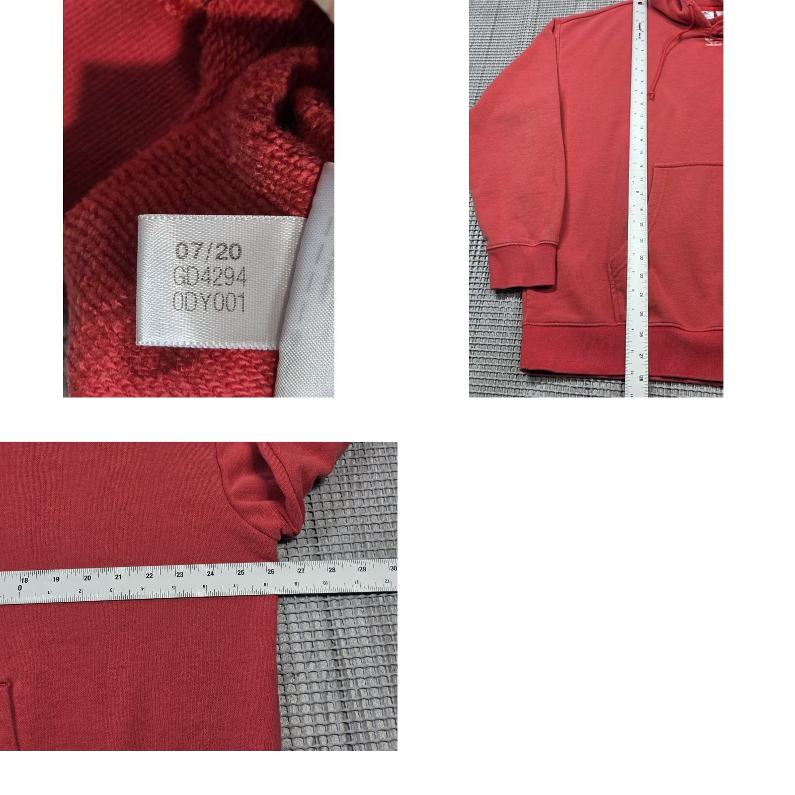 Adidas Adidas Hoodie Mens XL Pink White Trefoil Logo Originals Firebird Jumper Top Size US XL / EU 56 / 4 - 8 Thumbnail