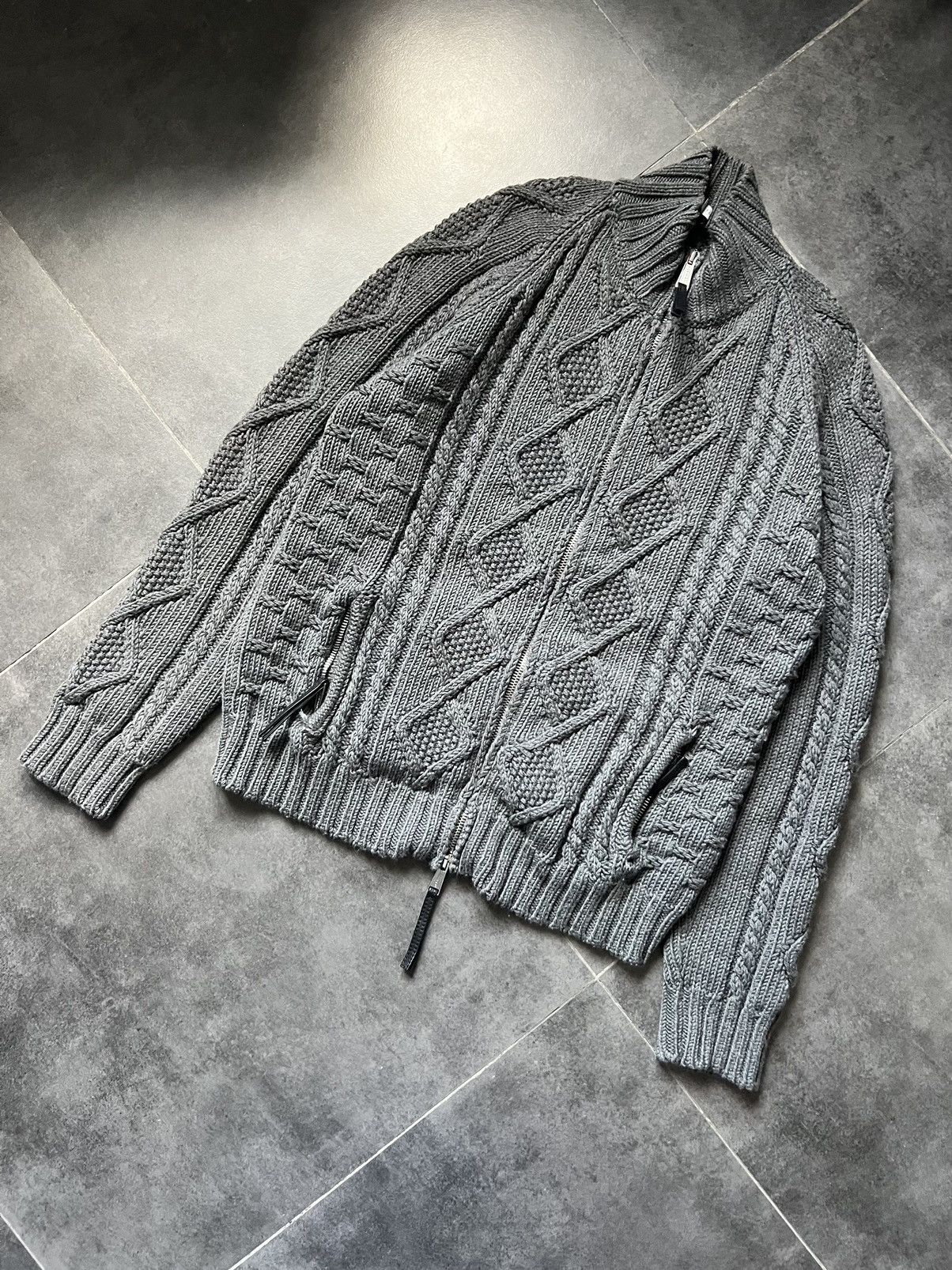 Dsquared² outlet rare vintage cable knit sweat