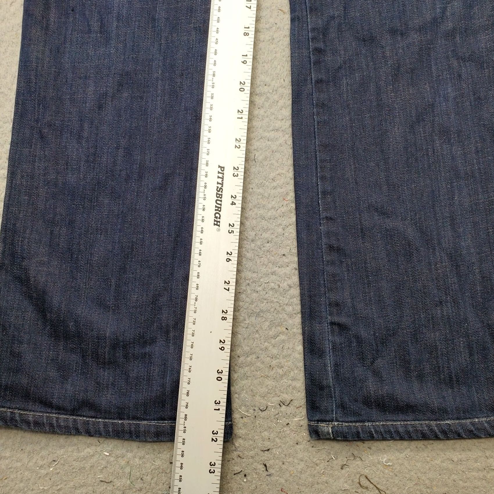 Vintage Joe's Jeans Womens Bootcut Jeans 28 Blue Denim Dark Wash Stretch Single Stitch Leg Size 28 Women Size 28" / US 6 / IT 42 - 4 Thumbnail