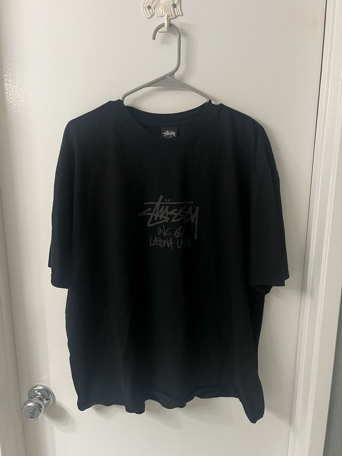 Stussy Stussy black t shirt Size US XL / EU 56 / 4 - 1 Thumbnail