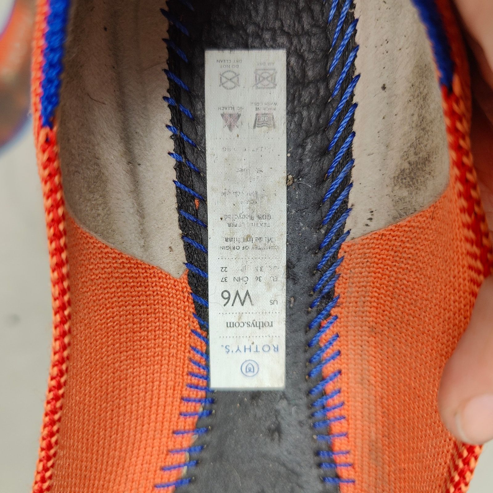 Other Rothy's The Point Flats Womens 6 Persimmon Orange Size US 6 / IT 36 - 7 Thumbnail