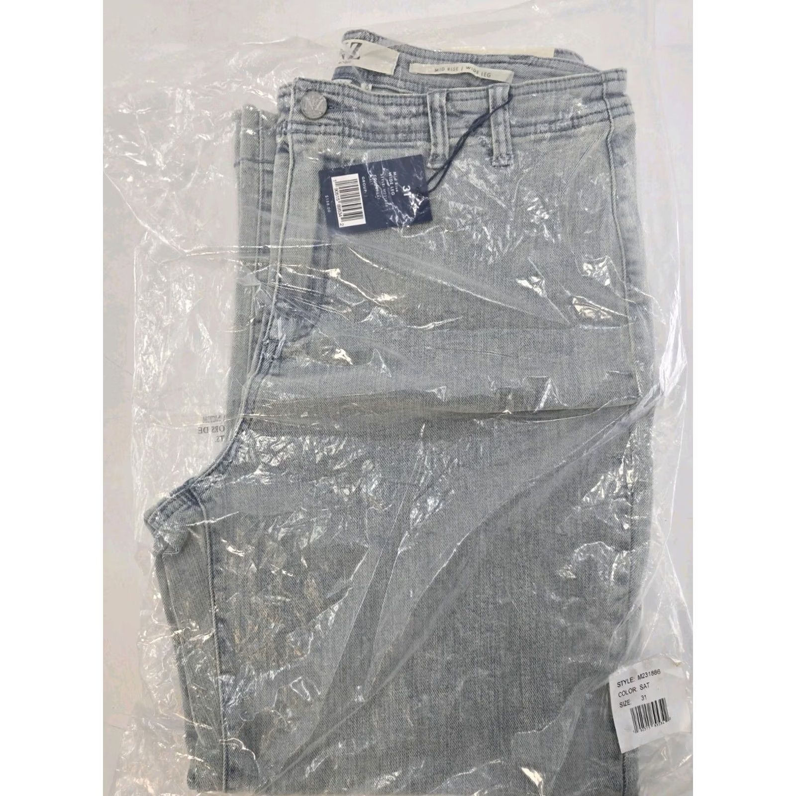 NIC+ZOE NIC+ZOE Jeans Women’s Mid Rise Wide-Leg Crop - Light Blue - Size 31 XS? Size 24" / US 00 / IT 34 - 3 Thumbnail