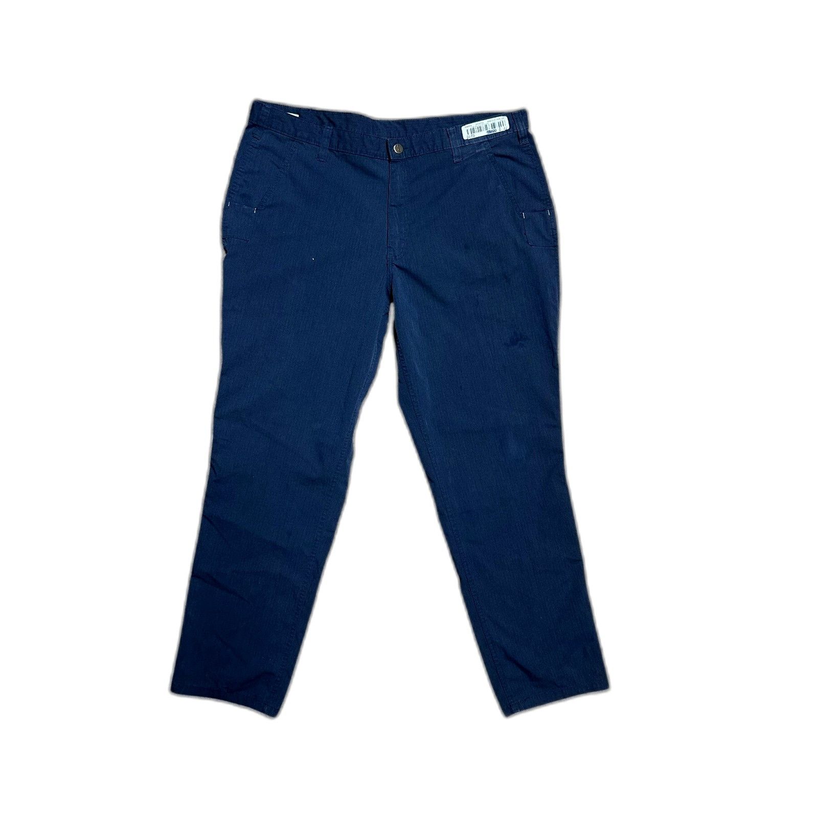Carhartt Carhartt Mens 40x32 Flex Fit Work Pants (74533-20) Navy Blue Size US 40 / EU 56 - 6 Thumbnail