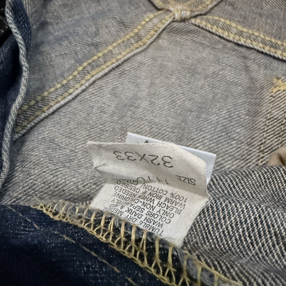 Seditionaries Vintage 90s Japanese Selvedge Lee Union Made Rusty Denim Size US 32 / EU 48 - 18 Thumbnail