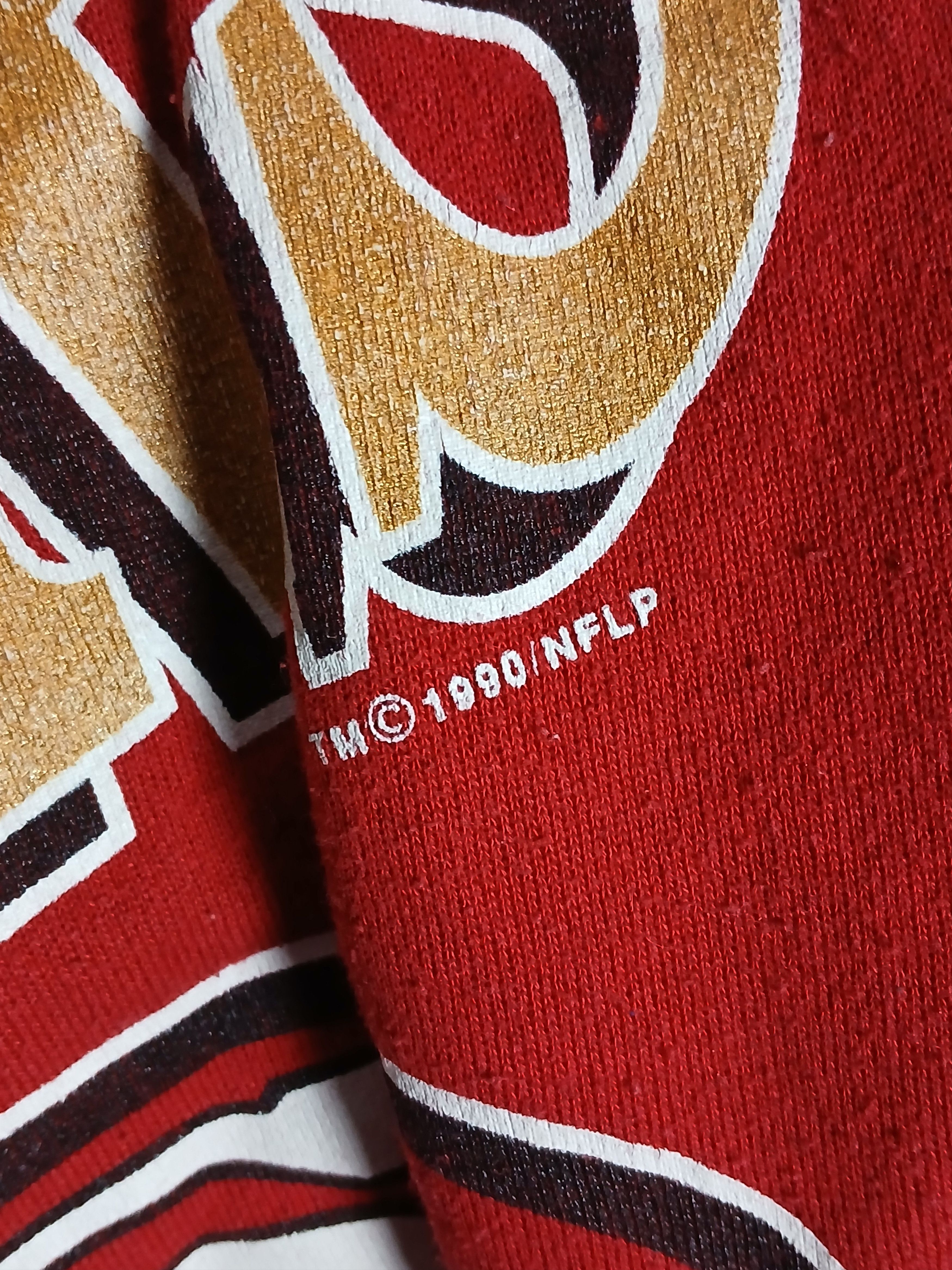 NFL × Vintage Vintage 1990 NFL San Francisco 49ers Sweatshirt Size US XL / EU 56 / 4 - 4 Thumbnail