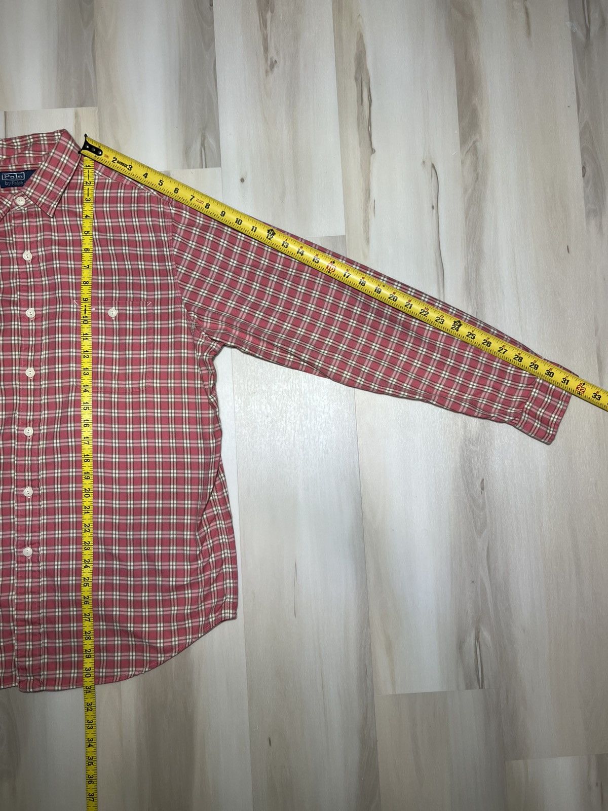 Polo Ralph Lauren Polo Ralph Lauren Shirt Mens Sz L Pink Plaid Soft Flannel Size US L / EU 52-54 / 3 - 5 Thumbnail