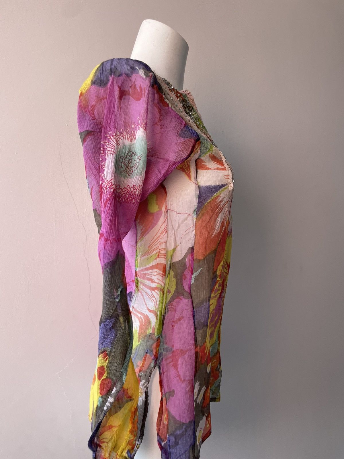 Vintage Y2k silk blouse Size M / US 6-8 / IT 42-44 - 12 Thumbnail