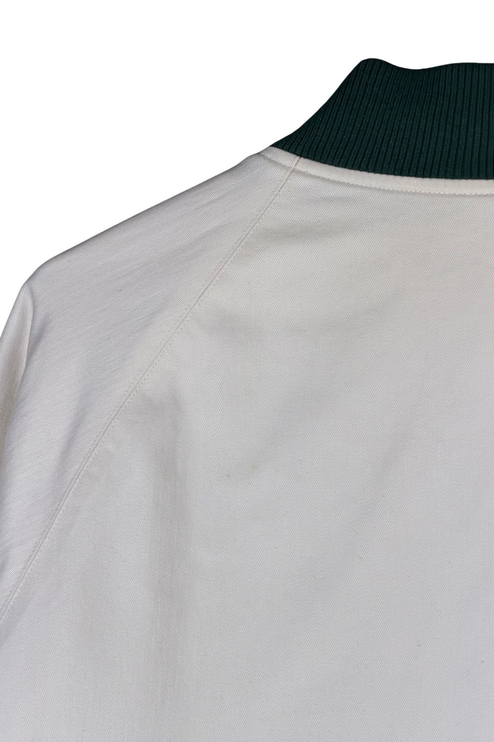 Polo Ralph Lauren 90s Polo Ralph Lauren HK Made Cream Varsity Blouson Jacket Size US M / EU 48-50 / 2 - 12 Thumbnail