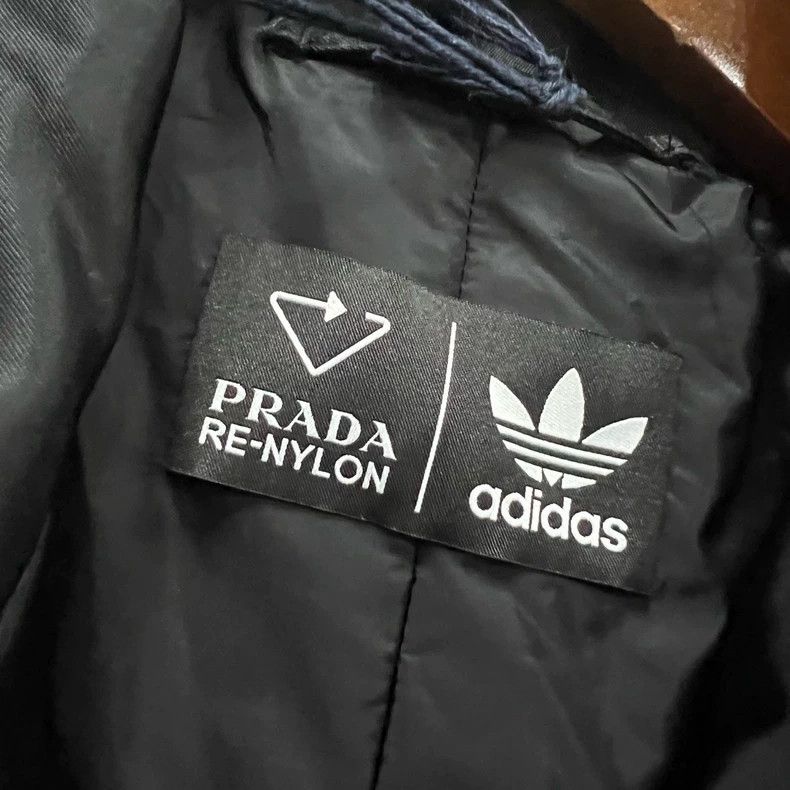Prada Prada Adidas co-branded black logo striped long-sleeved win Size US S / EU 44-46 / 1 - 4 Thumbnail