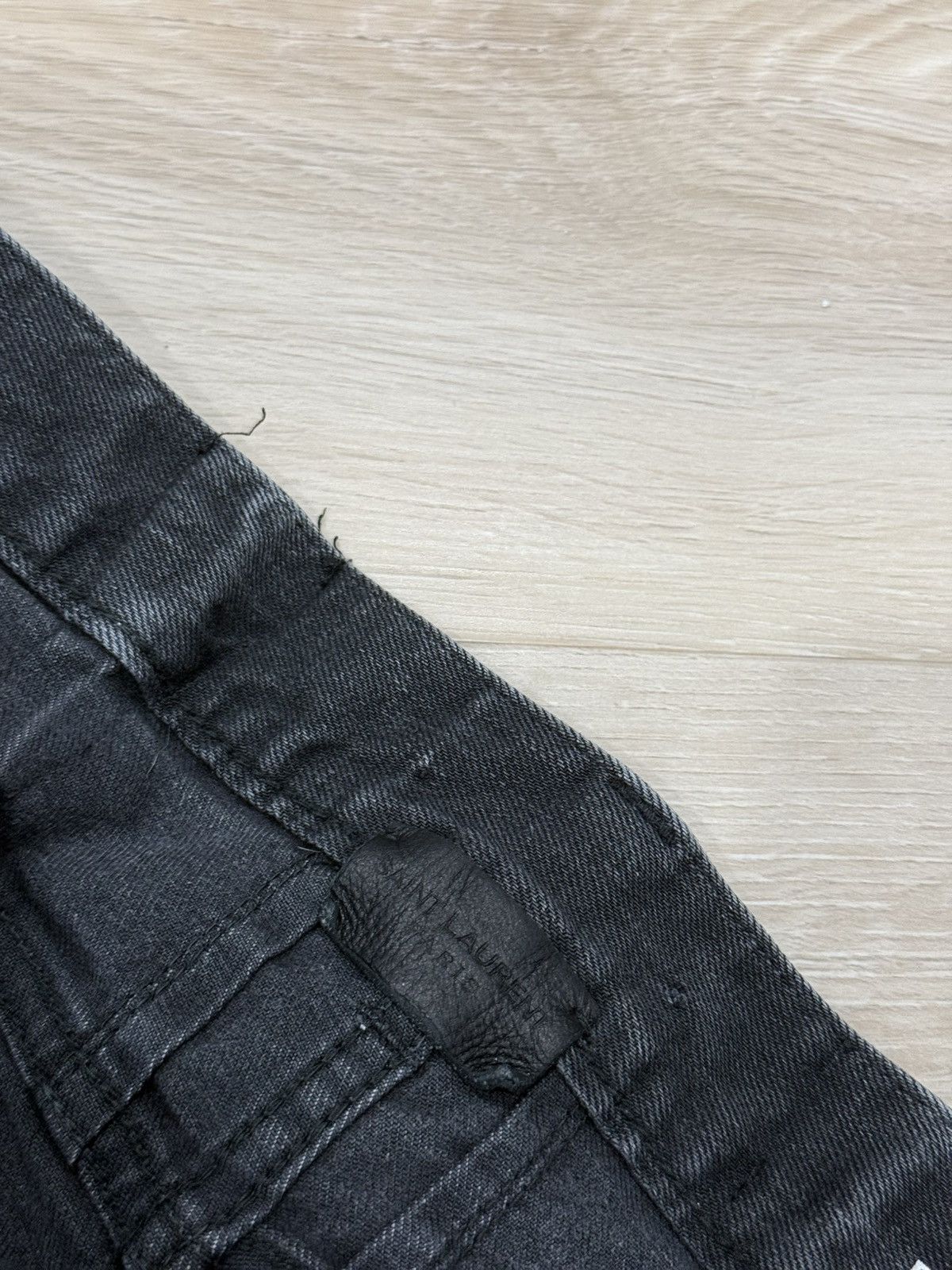 Saint Laurent Paris Saint Laurent Distressed Skinny Denim Jeans Size US 30 / EU 46 - 13 Thumbnail