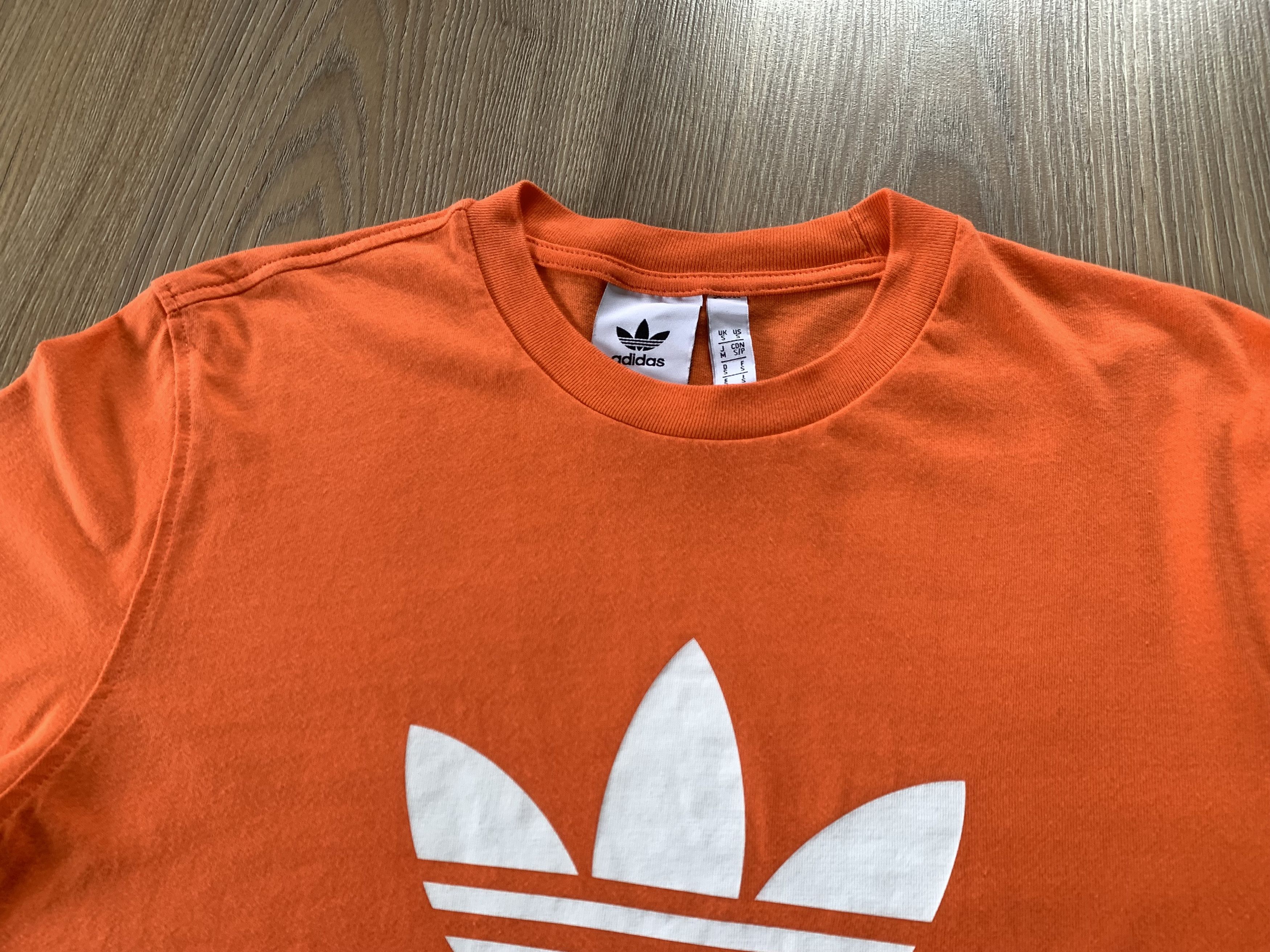 Adidas Adidas Womens Big Logo Light Orange T Shirt Size S / US 4 / IT 40 - 4 Thumbnail