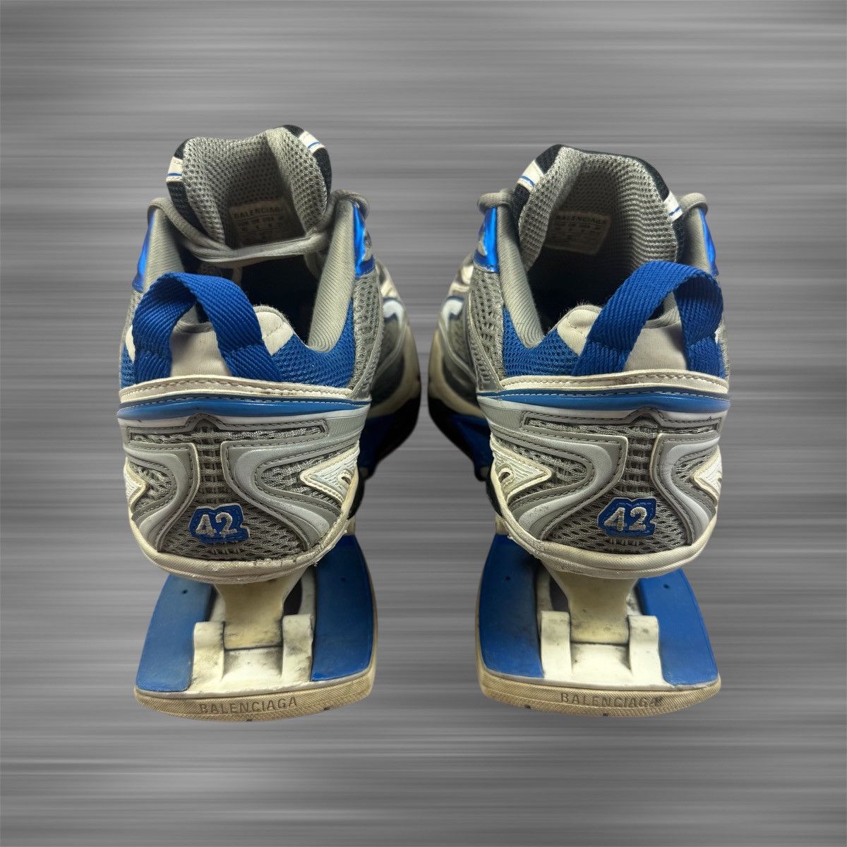 Balenciaga Balenciaga SS22 X-Pander ‘Blue/Silver’ Shoes Size US 9.5 / EU 42-43 - 4 Thumbnail