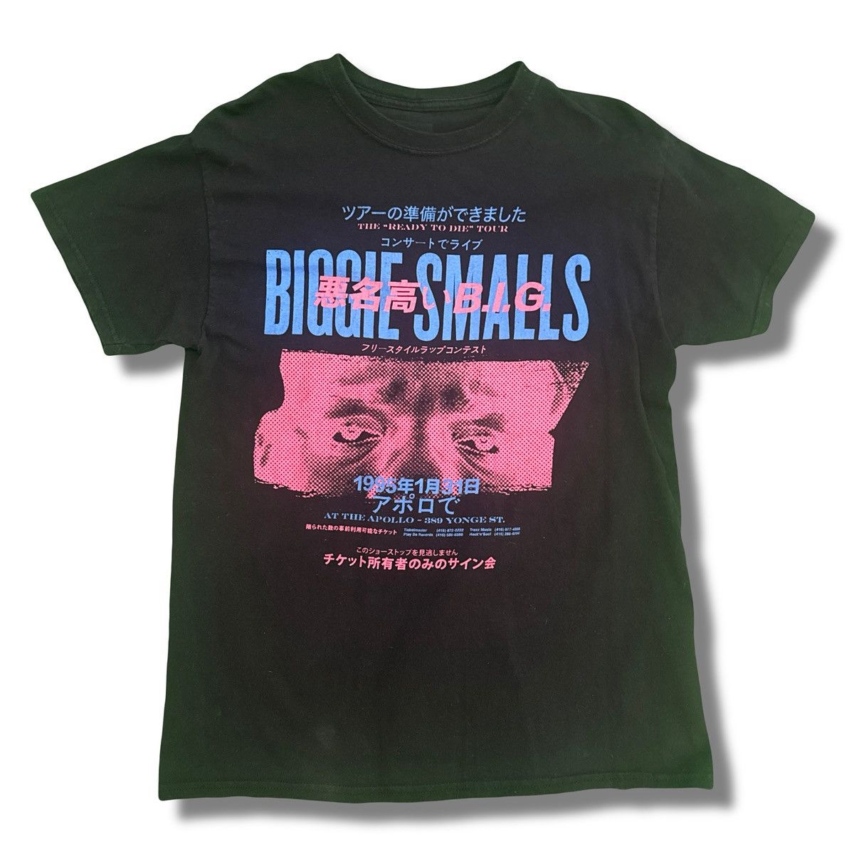 Vintage Biggie Smalls “Ready to Die Tour” T-Shirt Size US M / EU 48-50 / 2 - 1 Thumbnail