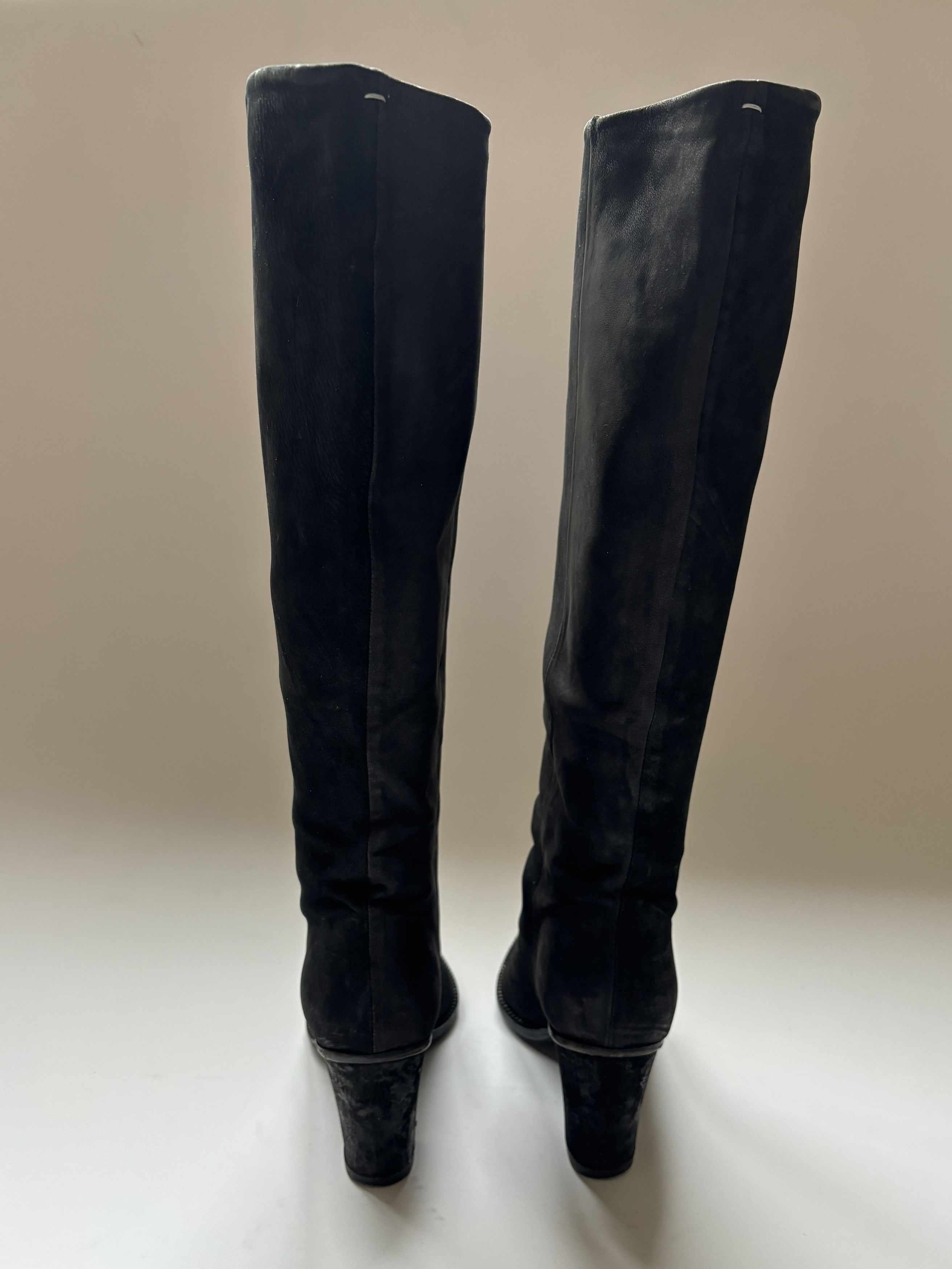 Maison Margiela ⚡️QUICK SALE⚡️Maison Margiela High Leather/Suede Black Boots Size US 8 / IT 38 - 4 Thumbnail