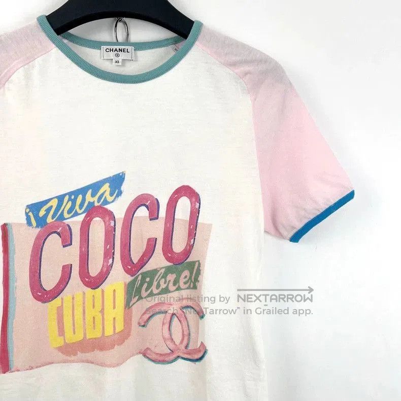 Chanel Chanel Cuba Coco CC Logo Short Sleeve. Size US XS / EU 42 / 0 - 5 Thumbnail