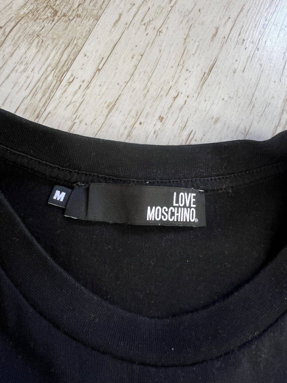 Moschino Love Moschino Logo T-Shirt Black M Size US M / EU 48-50 / 2 - 6 Thumbnail