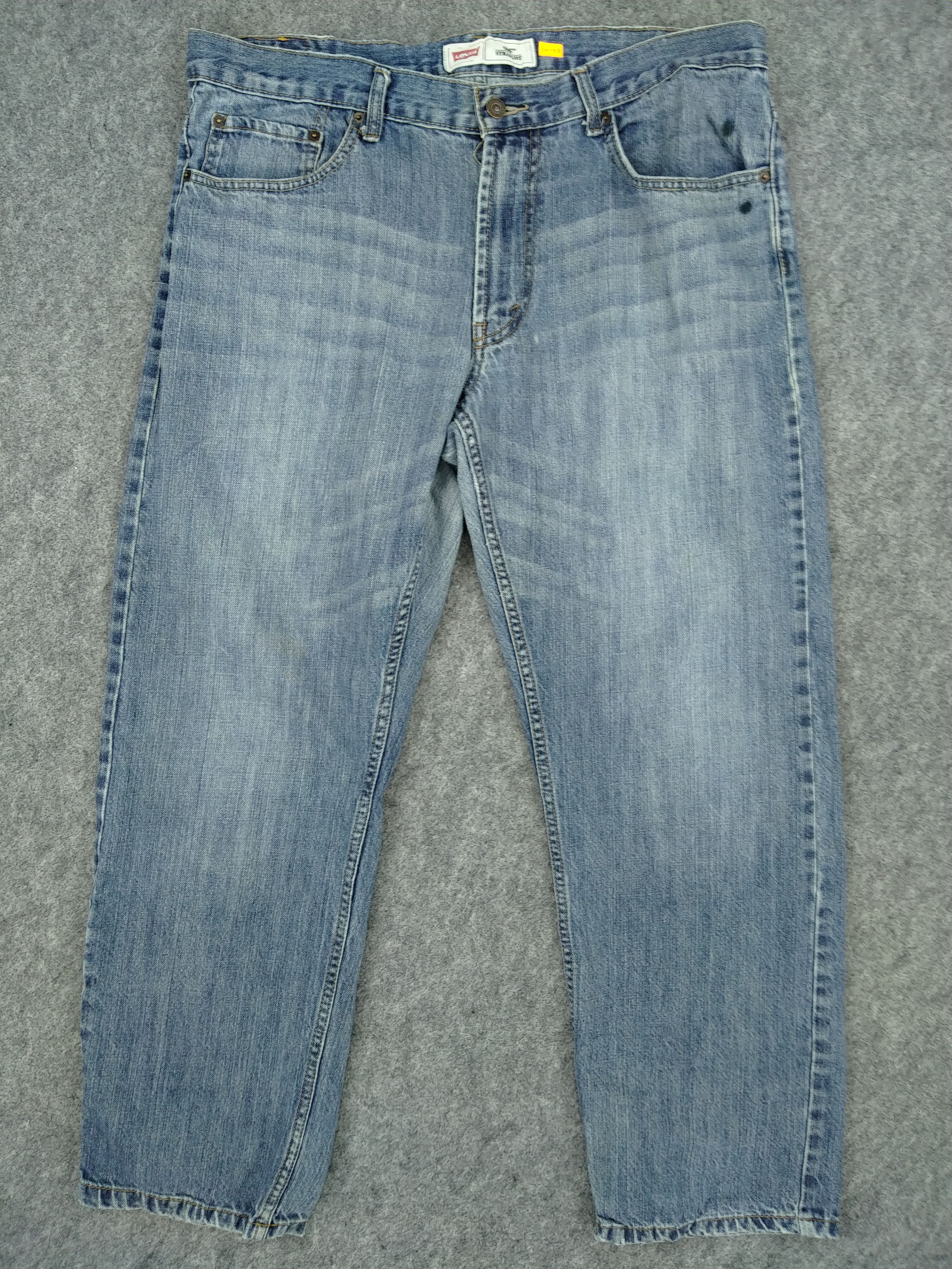 Levi's Vintage Levi's 505 Straight Distressed Denim 37x28 -JN158 Size US 37 - 1 Thumbnail