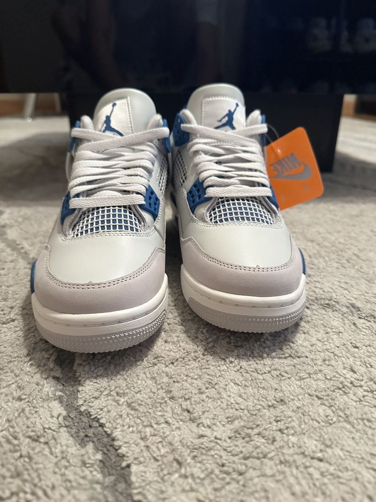 Jordan Brand Jordan 4 military blue Size US 8 / EU 41 - 4 Thumbnail