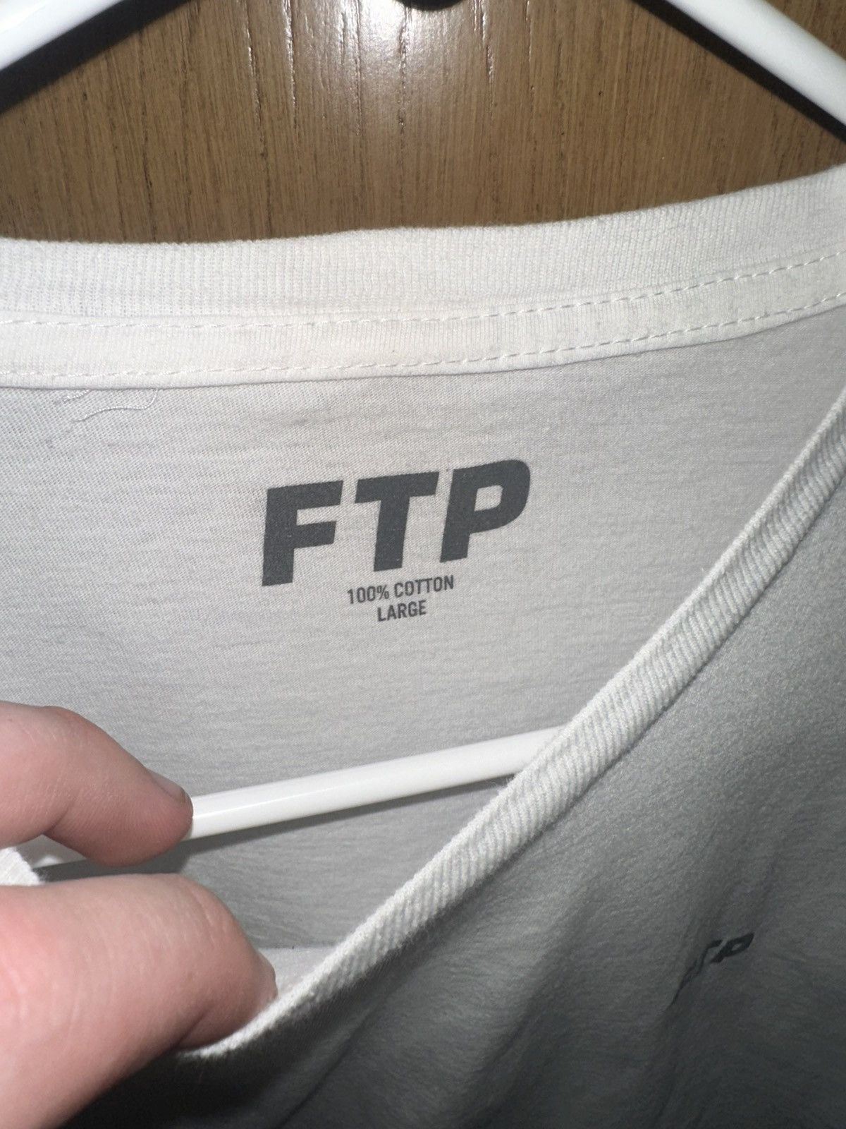 Fuck The Population FTP small logo T shirt LARGE Size US L / EU 52-54 / 3 - 2 Thumbnail