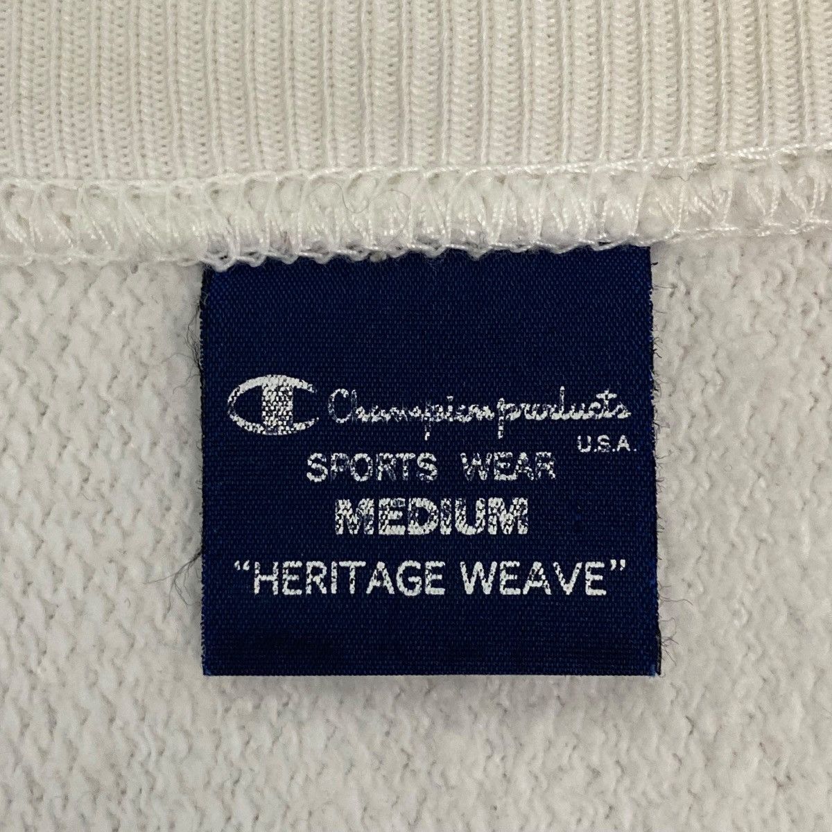 Champion Vintage Champion Sportwear Sweatshirt Crewneck White Size M Size US M / EU 48-50 / 2 - 6 Thumbnail