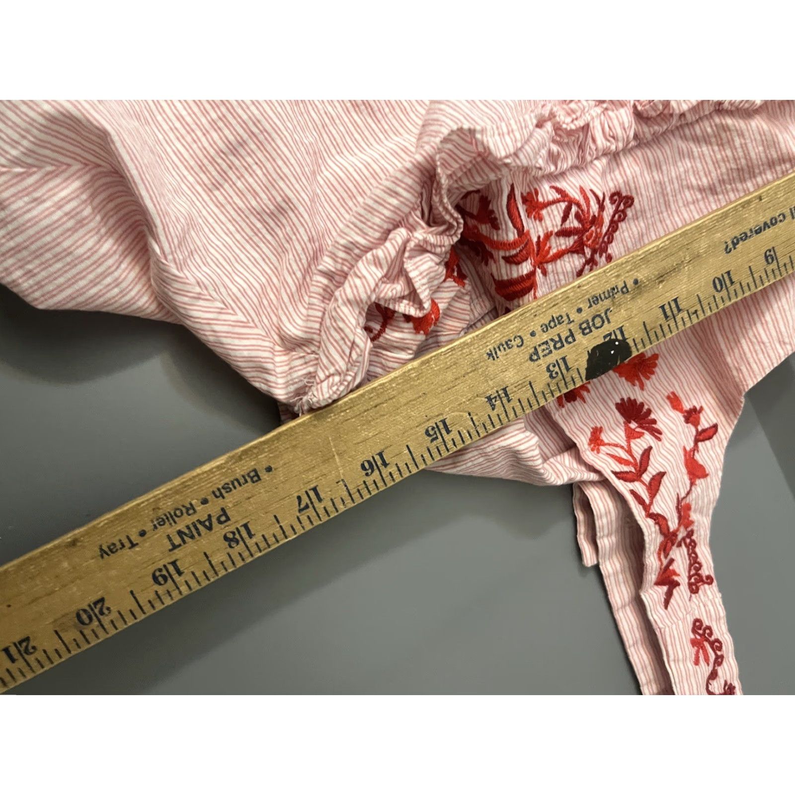 Zara ZARA Trafaluo Collection Tank Women M White Striped Candy-cane Red & White pre-Owned M Tank top Adult Womens Accessories? Size M / US 6-8 / IT 42-44 - 5 Thumbnail
