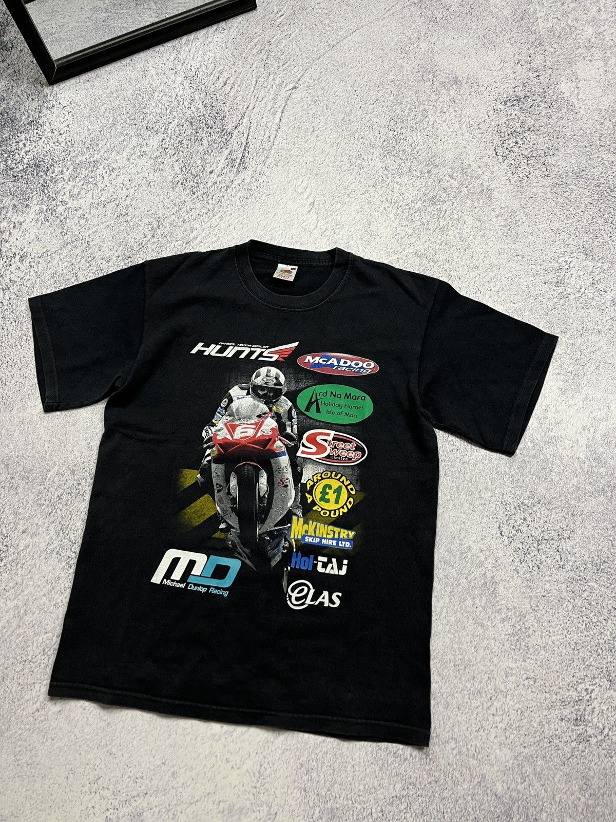 Vintage Vintage MD Racing TT Michael Dunlop Motorcycle T shirt Tee Size US S / EU 44-46 / 1 - 3 Thumbnail
