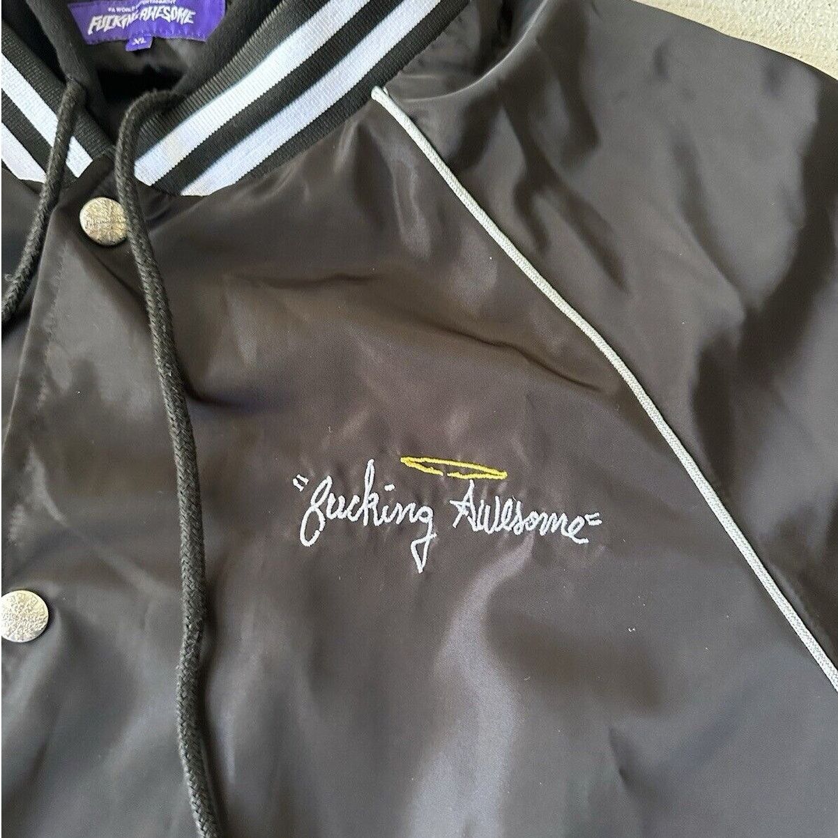 Fucking Awesome F*CKING AWESOME R.I.P. BANDIT LIGHTWEIGHT BOMBER MENS XL Size US XL / EU 56 / 4 - 4 Thumbnail