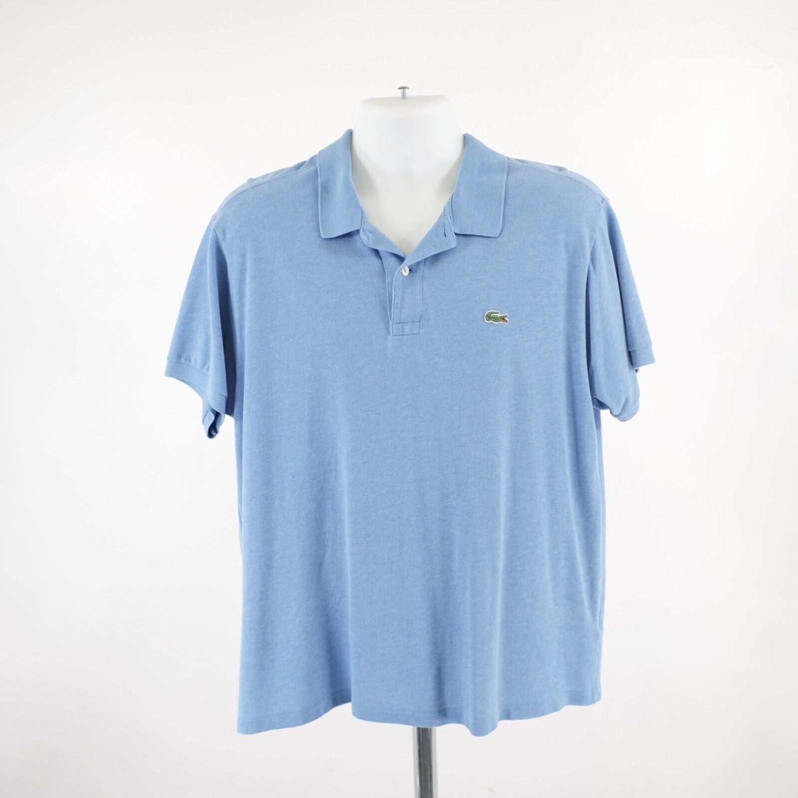 Lacoste Lacoste Classic Fit Blue Size 7 Collared Polo Shirt Short Sl Size US XL / EU 56 / 4 - 4 Thumbnail