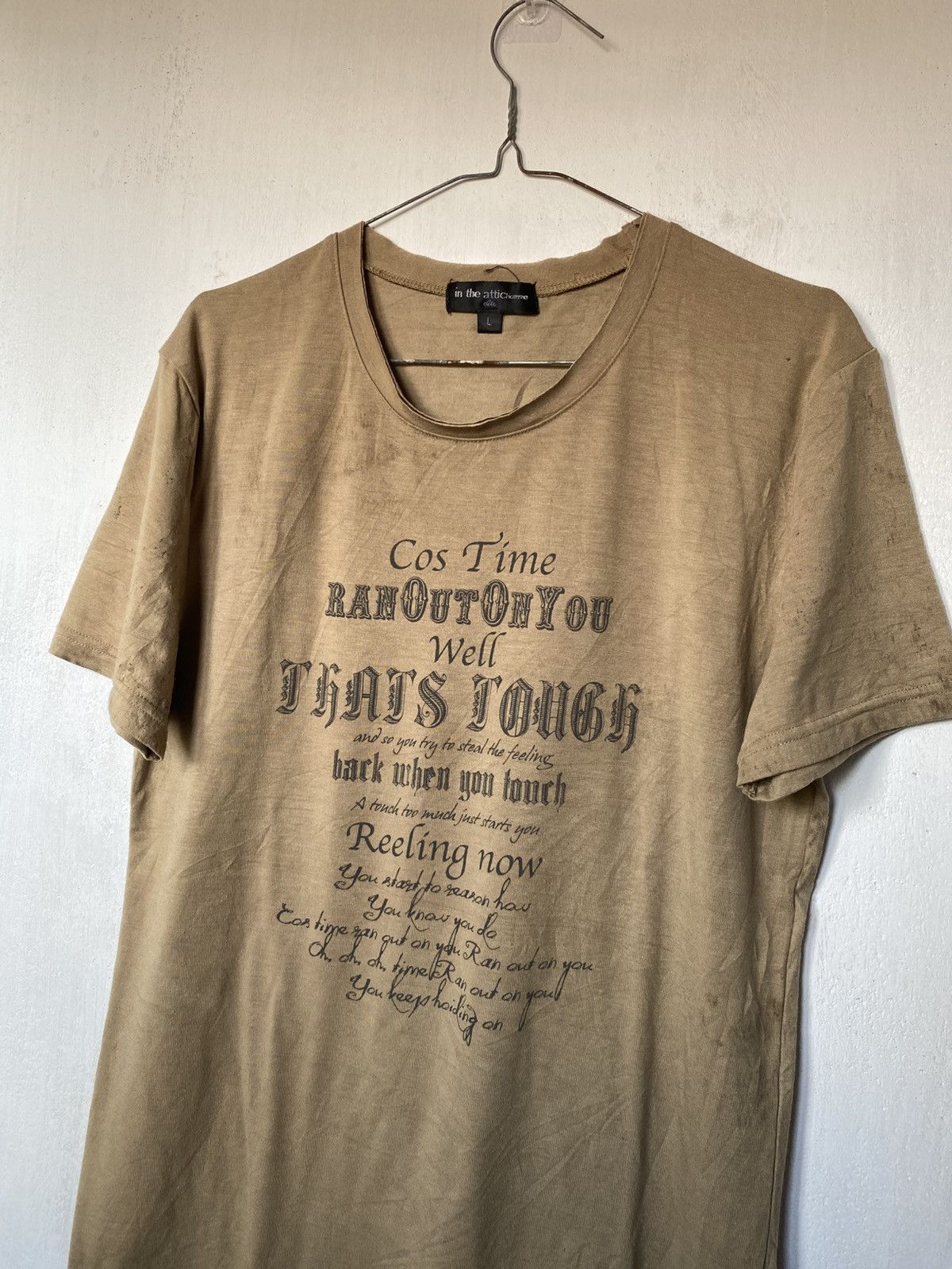 If Six Was Nine × In The Attic × Le Grande Bleu (L.G.B.) In The Attic Homme Poem Feather Tshirt Size US M / EU 48-50 / 2 - 3 Thumbnail