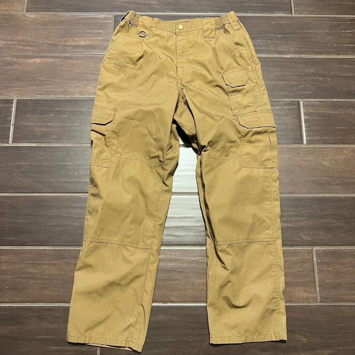 Carhartt 5.11 Tactical Pants 32x30 Khaki Cargo Double Knee Work Wear ...