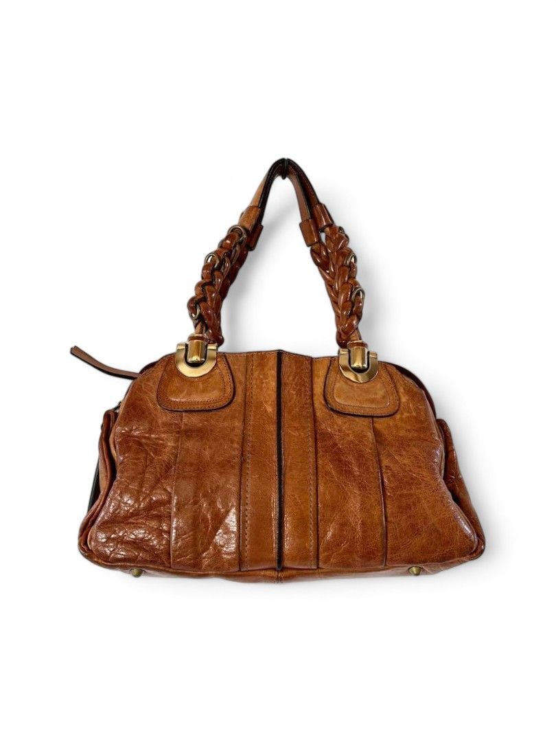 Chloé - Eloise vintage brown leather handbag shoulder bag
