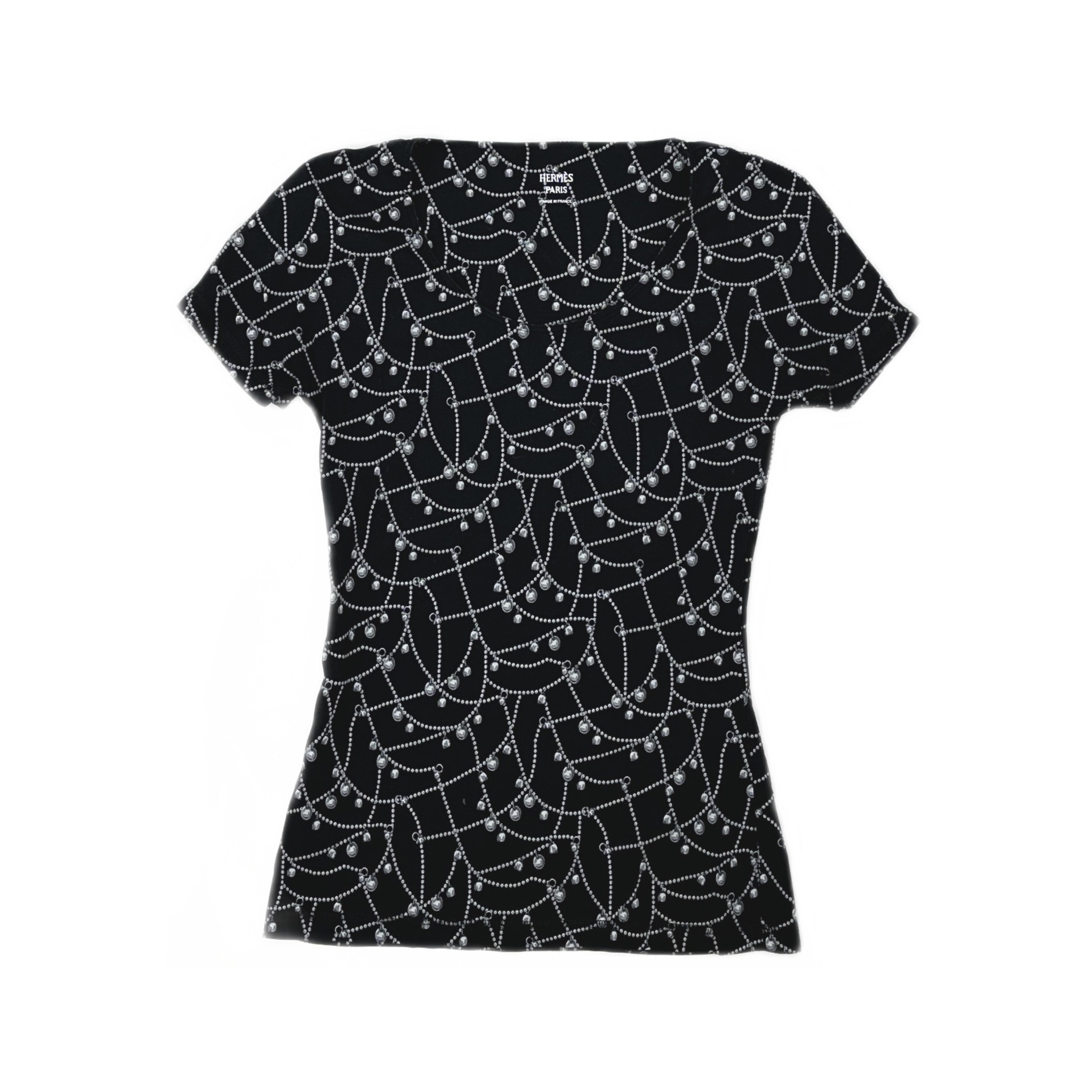 Hermes Hermès Chain Print T-Shirt Size 38 Size S / US 4 / IT 40 - 1 Thumbnail