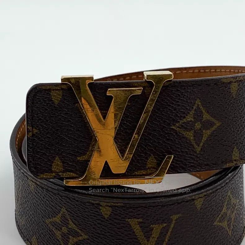 Louis Vuitton Louis Vuitton Initiales dark brown logo with presbyopic sm Size ONE SIZE - 3 Thumbnail