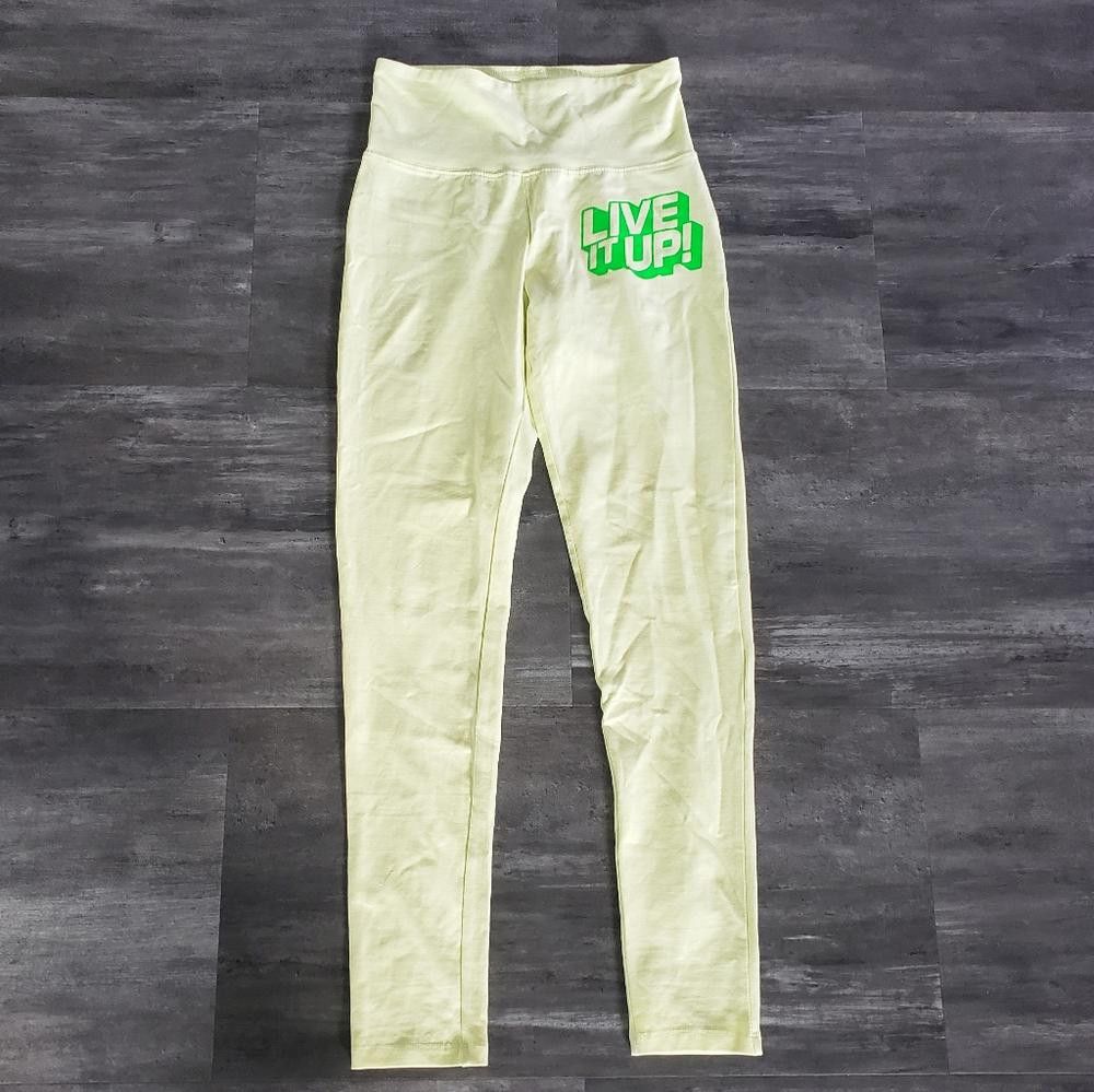BP. Light Yellow Live It Up BP High Waisted Legging Size 28" / US 6 / IT 42 - 1 Thumbnail