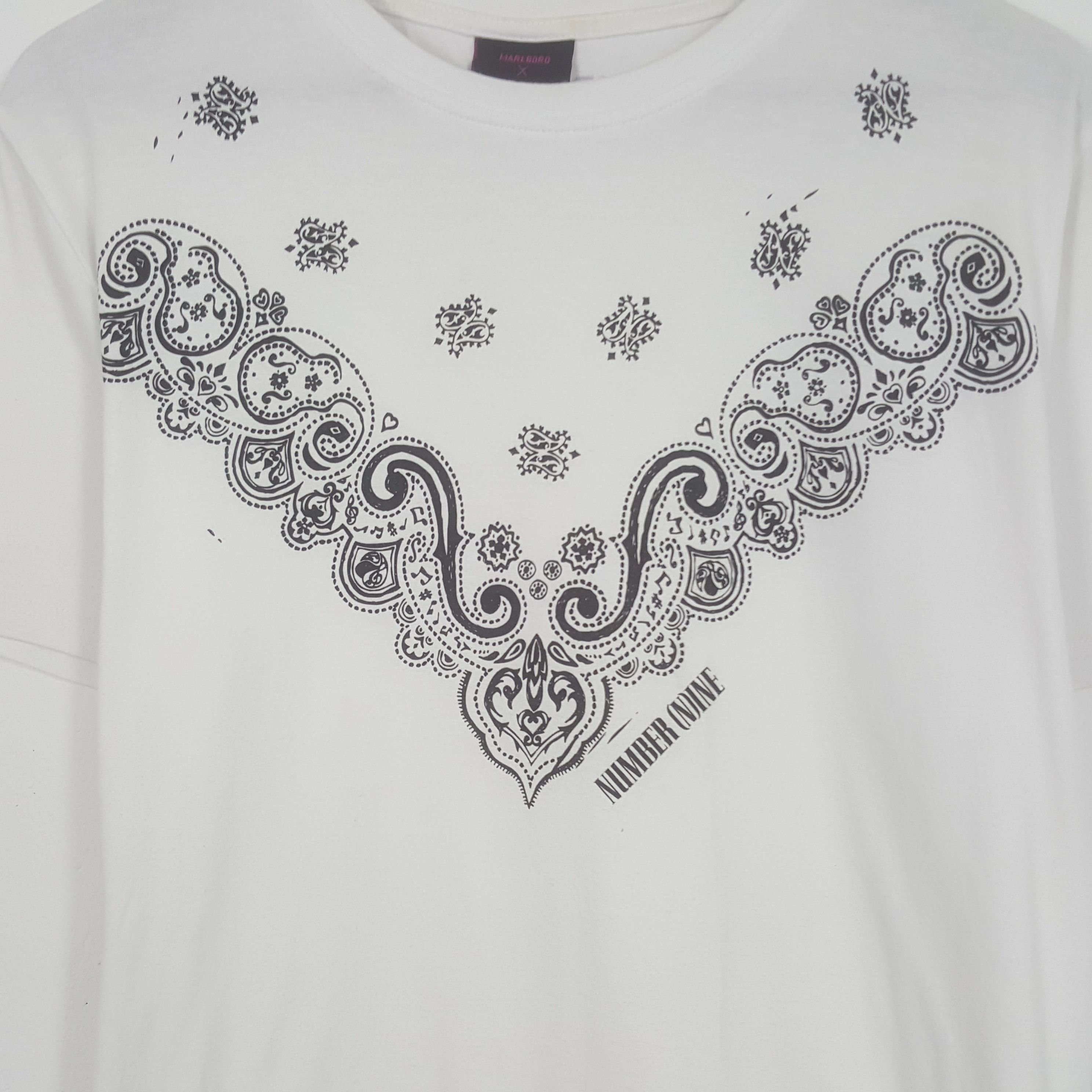 Marlboro × Number (N)ine × Vintage Vintage Number (N)ine Design Tshirt Size US M / EU 48-50 / 2 - 2 Thumbnail