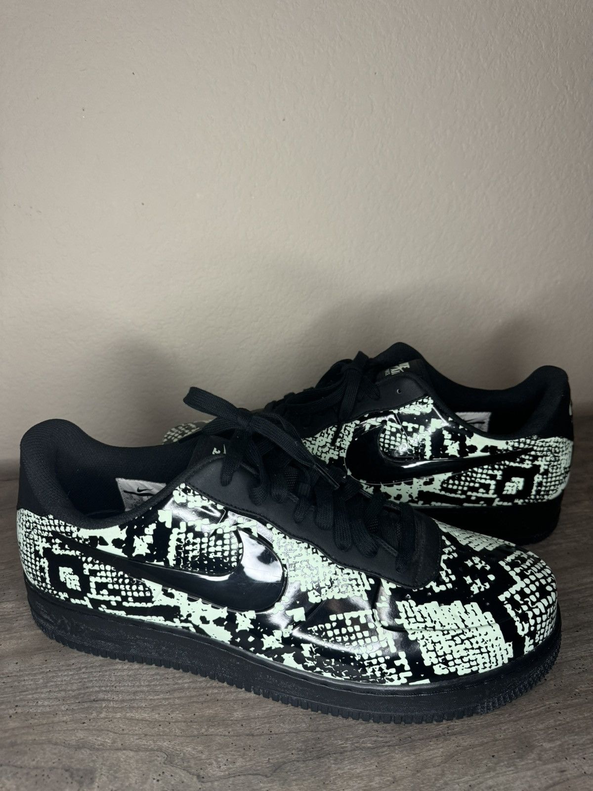 Nike Nike Air Force 1 Foamposite Pro Cup ‘Glow Snakeskin’ Size US 14 / EU 47 - 3 Thumbnail