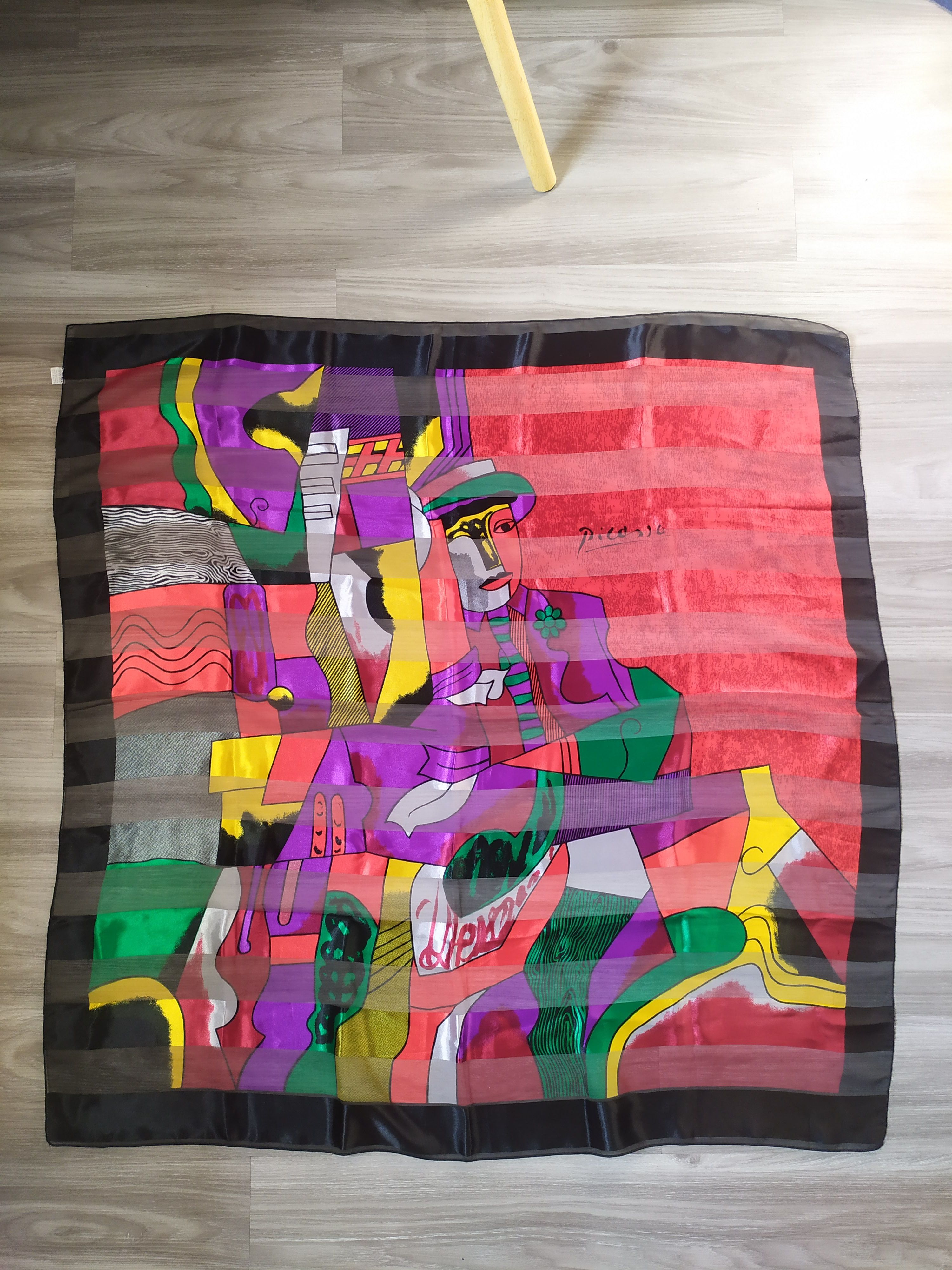 Vintage Picasso Silk Scarf Size ONE SIZE - 3 Thumbnail