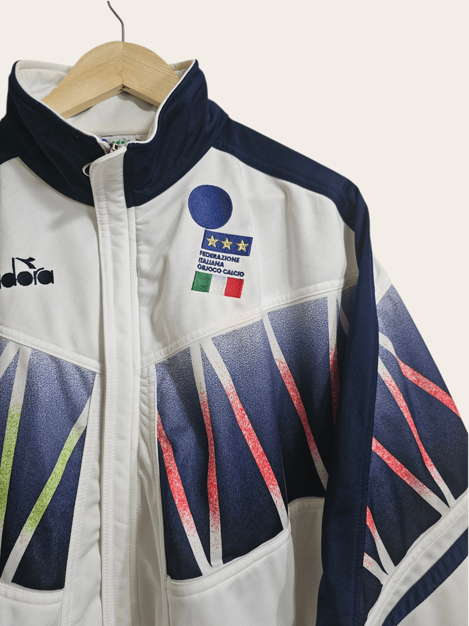 Diadora Italy Diadora 90's Warm Up Jacket Size US XL / EU 56 / 4 - 4 Thumbnail