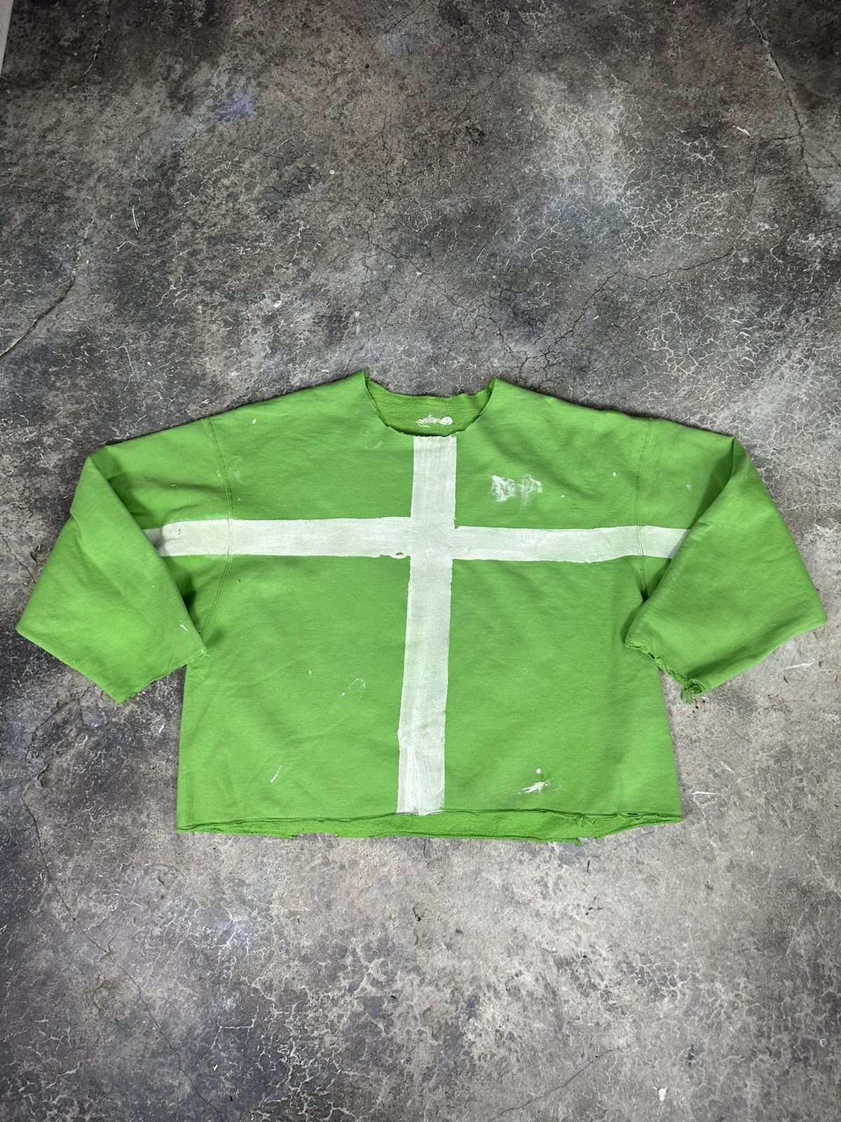 Japanese Brand × Vintage Vintage Cross Crewneck Size US XL / EU 56 / 4 - 3 Thumbnail