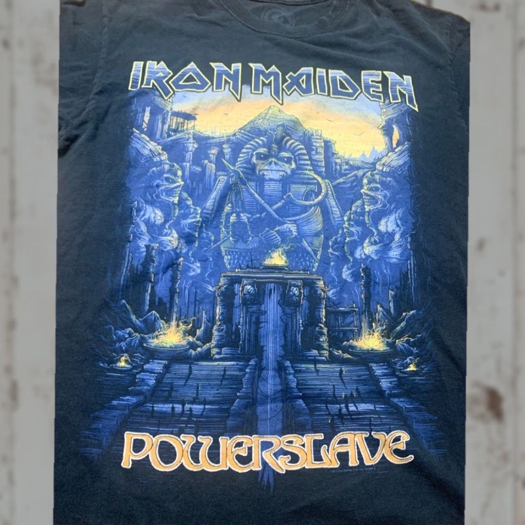 Vintage Iron Maiden powerslave shirt Medium Size US M / EU 48-50 / 2 - 1 Thumbnail