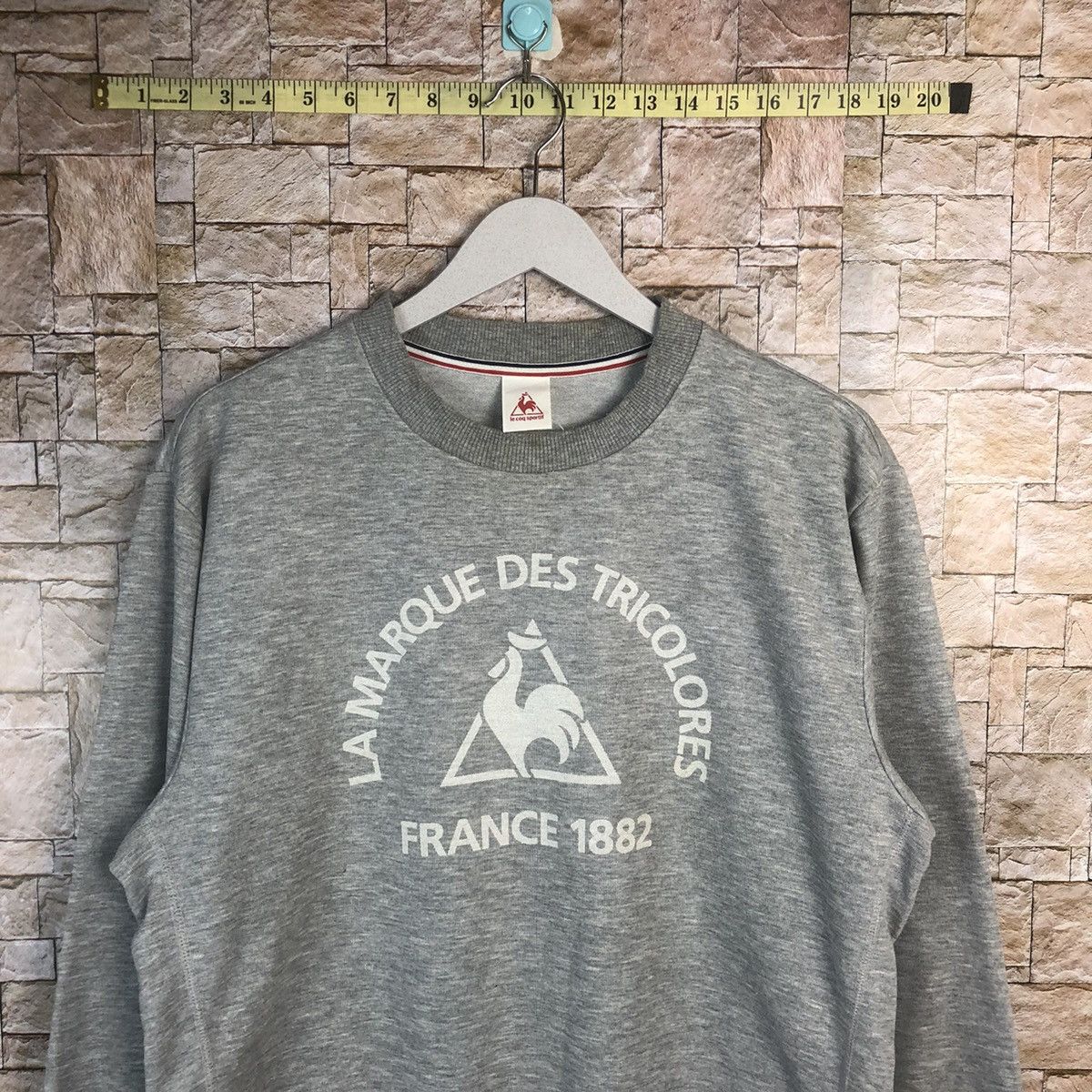 Le Coq Sportif Le Coq Sportif Grey vintage Sweatshirt #A23 Size US M / EU 48-50 / 2 - 2 Thumbnail