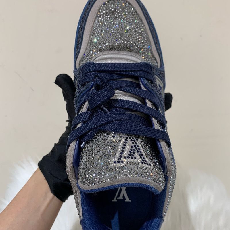 Louis Vuitton Louis Vuitton Colorful Sparkling Trainer Sneakers -2505 Size US 7.5 / EU 40-41 - 2 Thumbnail
